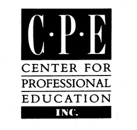 C-P-E CENTER FOR PROFESSIONAL EDUCATIONINC. logo