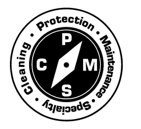 C P M S CLEANING · PROTECTION · MAINTENANCE · SPECIALTY · logo