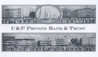 C & P PRIVATE BANK & TRUST CHESAPEAKE & POTOMAC logo