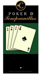 +C POKER D TEMPRANILLOS BODEGAS ENCOMIENDA DE CERVERA logo