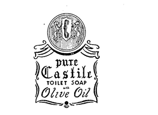 C PURE CASTILE TOILET SOAP WITH OLIVE OIL logo