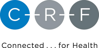 C R F CONNECTED ... FOR HEALTH logo
