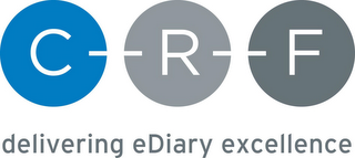 C R F DELIVERING EDIARY EXCELLENCE logo