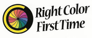 C RIGHT COLOR FIRST TIME logo