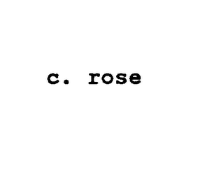C. ROSE logo