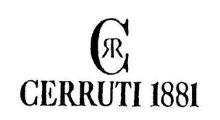 C RR CERRUTI 1881 logo