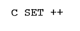 C SET ++ logo