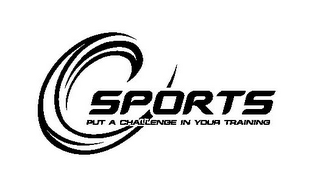 C SPORTS PUT A CHALLENGE IN YOUR TRAINING logo