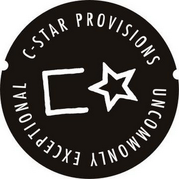 C-STAR PROVISIONS C UNCOMMONLY EXCEPTIONAL logo