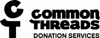 C T COMMON THREADS DONATION SERVICES logo