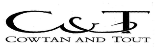 C & T COWTAN AND TOUT logo