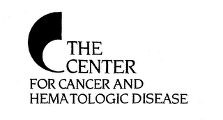 C THE CENTER FOR CANCER AND HEMATOLOGICDISEASE logo