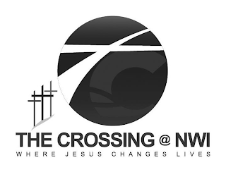 C THE CROSSING @ NWI WHERE JESUS CHANGES LIVES logo