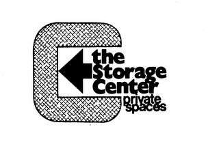 C THE STORAGE CENTER PRIVATE SPACES logo