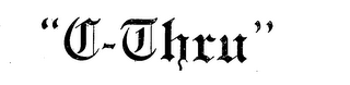 C-THRU logo