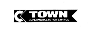 C TOWN SUPERMARKETS FOR SAVINGS logo
