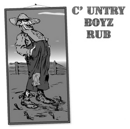 C' UNTRY BOYZ RUB logo