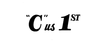 "C" US 1ST logo
