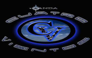 C V CUATRO VIENTOS BANDA N E S W logo