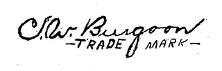 C. W. BURGOON logo