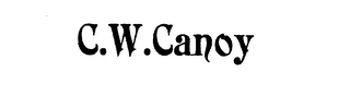 C. W. CANOY logo