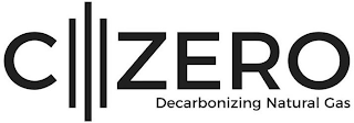 C ZERO DECARBONIZING NATURAL GAS logo