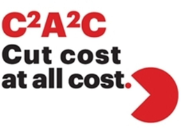 C2A2C CUT COST AT ALL COST. logo
