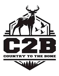 C2B COUNTRY TO THE BONE logo