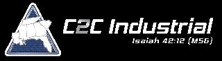 C2C INDUSTRIAL ISAIAH 42:12 (MSG) logo