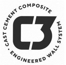 C3 · CAST CEMENT COMPOSITE ENGINEERED WALL SYSTEM logo