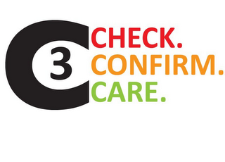 C3 CHECK. CONFIRM. CARE. logo