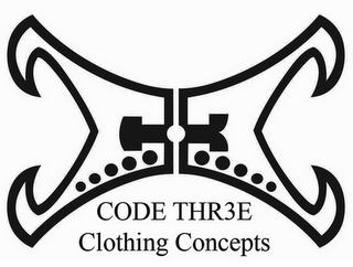 C3 CODE THR3E CLOTHING CONCEPTS logo