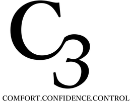 C3 COMFORT.CONFIDENCE.CONTROL. logo