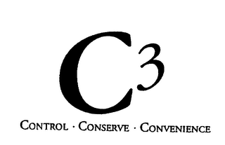 C3 CONTROL · CONSERVE · CONVENIENCE logo