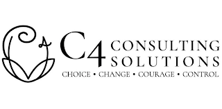 C4 CONSULTING SOLUTIONS CHOICE CHANGE COURAGE CONTROL logo