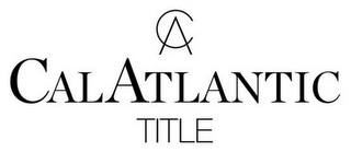 CA CALATLANTIC TITLE logo