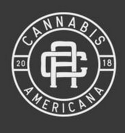 CA CANNABIS AMERICANA 20 18 logo