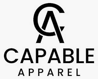 CA CAPABLE APPAREL logo