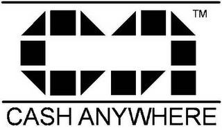 CA CASH ANYWHERE logo