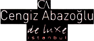 CA CENGIZ ABAZOGLU DE LUXE ISTANBUL logo
