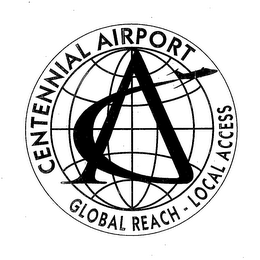 CA CENTENNIAL AIRPORT GLOBAL REACH - LOCAL ACCESS logo