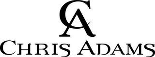 CA CHRIS ADAMS logo