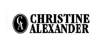 CA CHRISTINE ALEXANDER logo