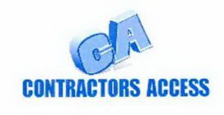 CA CONTRACTORS ACCESS logo