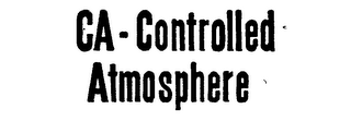 CA-CONTROLLED ATMOSPHERE logo