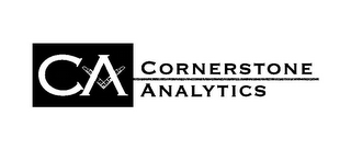CA CORNERSTONE ANALYTICS logo