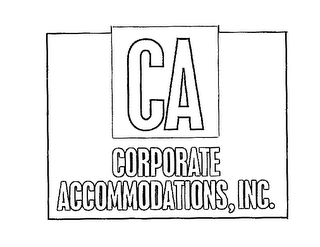 CA CORPORATE ACCOMMODATIONS, INC. logo