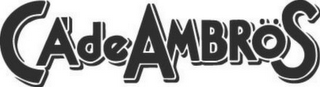 CA DE AMBRÖS logo