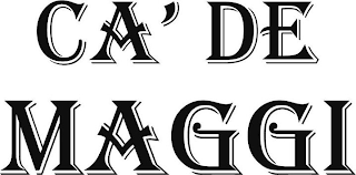 CA' DE MAGGI logo