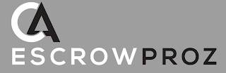 CA ESCROW PROZ logo